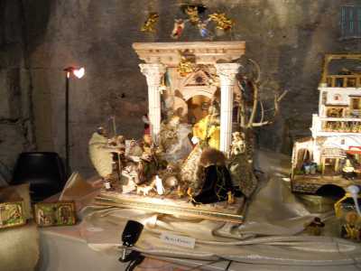 Ci spostiamo al Fortino Sant'Antonio: ecco un'opera del presepista Nicola Capriati